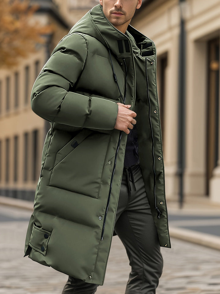 Drune | Fleece-Gefütterte Reißverschluss Vorderseite Winter Jacke Für Herren - Perfekt für Outdoor-Aktivitäten
