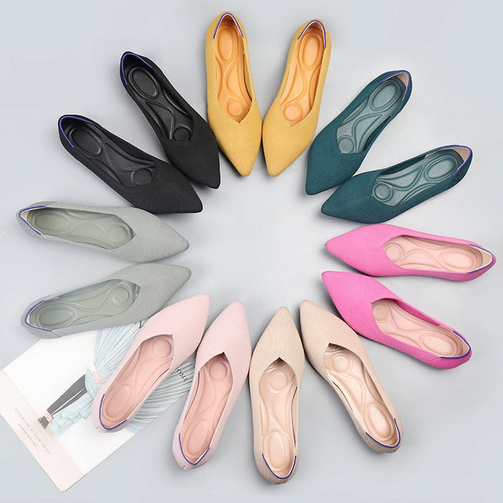 Beige BallerinaKomfortschuhe Drune