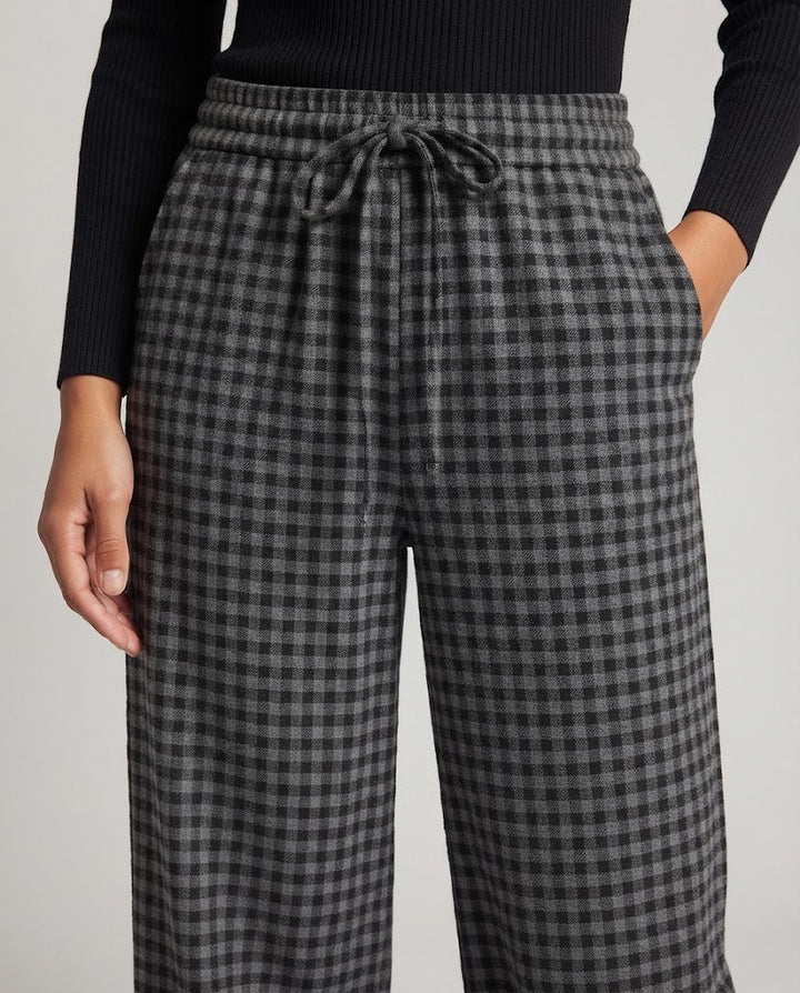 Damen Gemusterte Weite Pants Drune