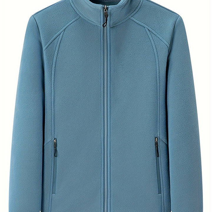 Drune | Plüsch Damen Outdoorjacke mit Hohem Kragen und Langen Ärmeln