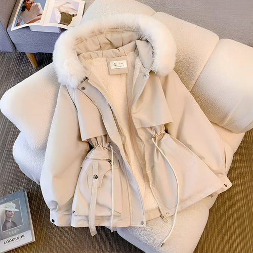 Drune | Warme Winter-Parka mit veganem Pelz für Frauen Ideal für den Winter