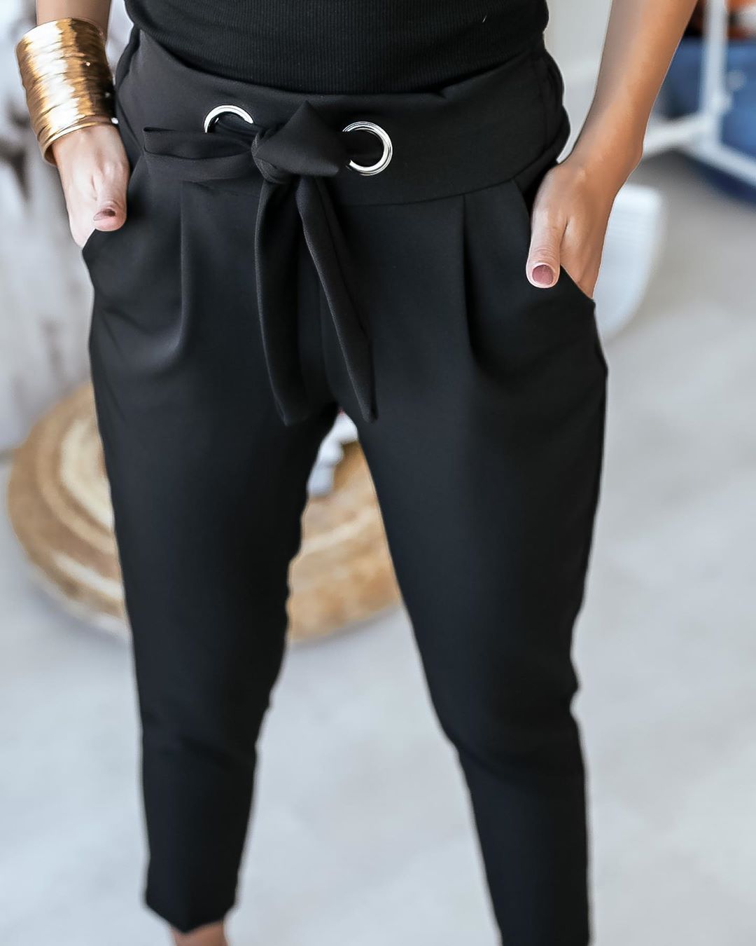 Drune | Hochtaillierte Damenhose
