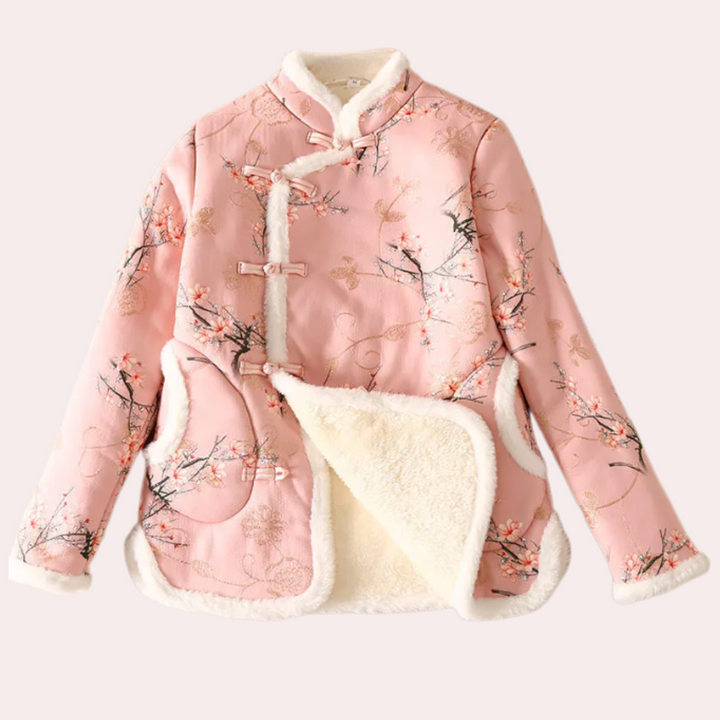 Drune | Warme Blumenjacke für Damen