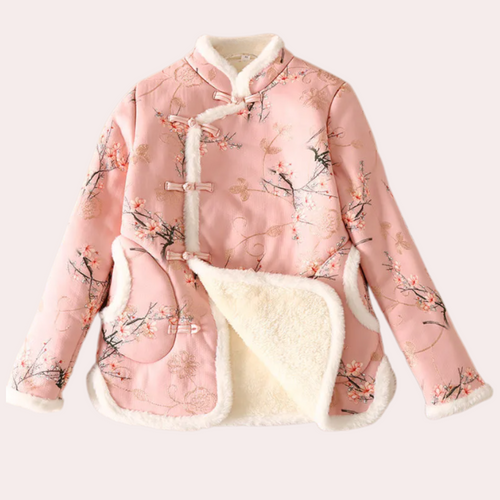 Drune | Warme Blumenjacke für Damen