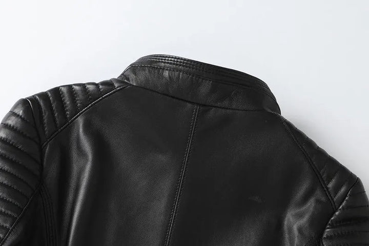 Drune | Kurze Bikerjacke Aus Pu-Leder Für Damen