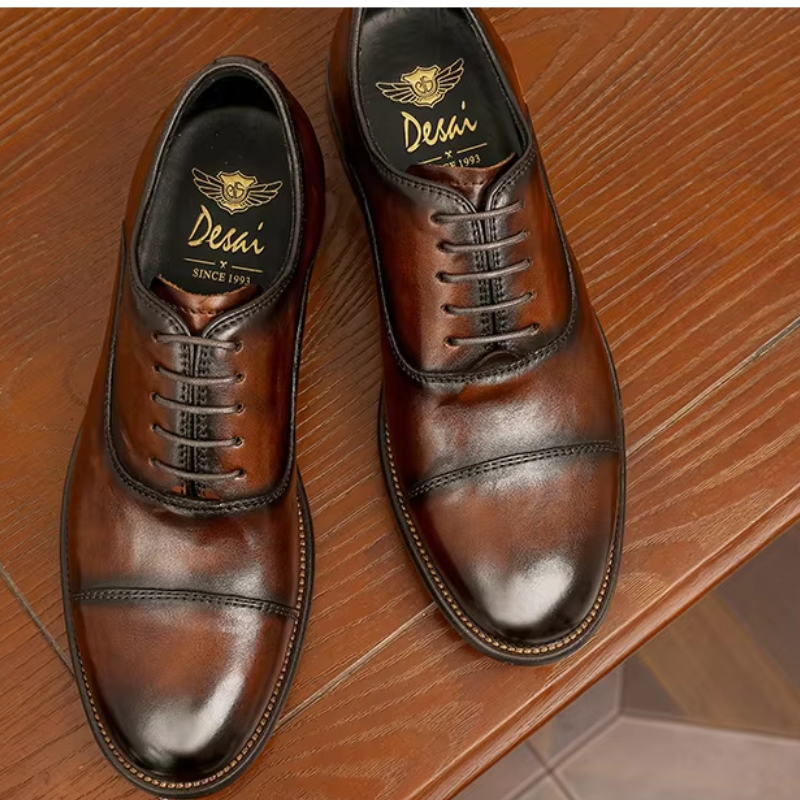 Drune | Elegante Leder Herrenschuhe Mit Schnürung Und Klassischem Design