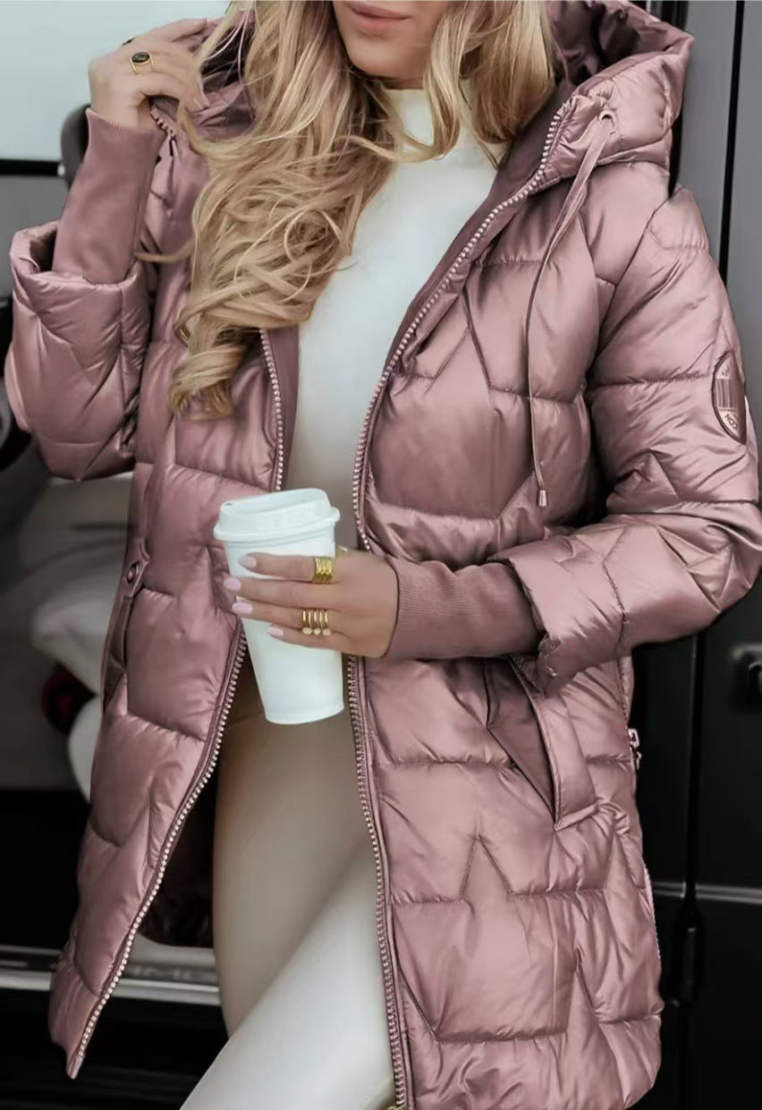 Drune | Stylische Daunenjacke mit Kapuze für Damen