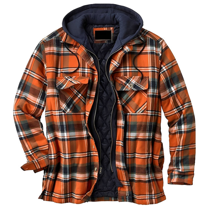 Drune | Casual Flanelljacke mit Karomuster für Männer