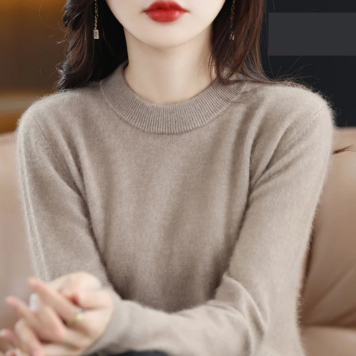 Drune | Kaschmir Pullover Damen Luxuriöser Rundhalsausschnitt, Weich & Modisch