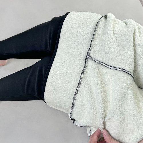 Drune | Liebliche Fleece Hohe Taille Wollleggings