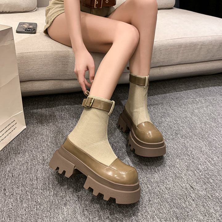 Drune | Plattfürm Stiefeletten für Frauen