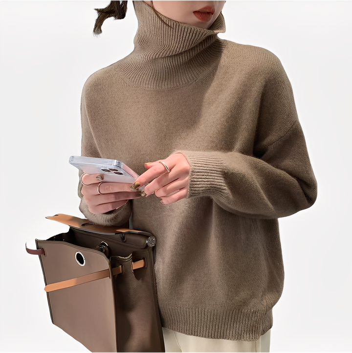 Drune | Eleganter und legerer Damen Rollkragenpullover
