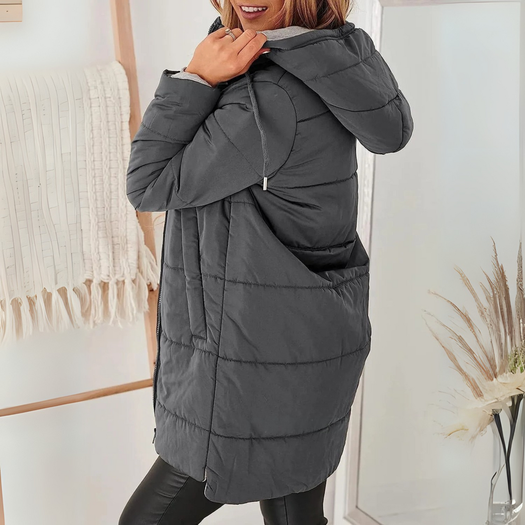 Drune | Leichte gepolsterte Jacke mit Kapuze