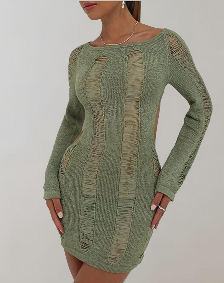 Drune - Langärmeliges Minikleid