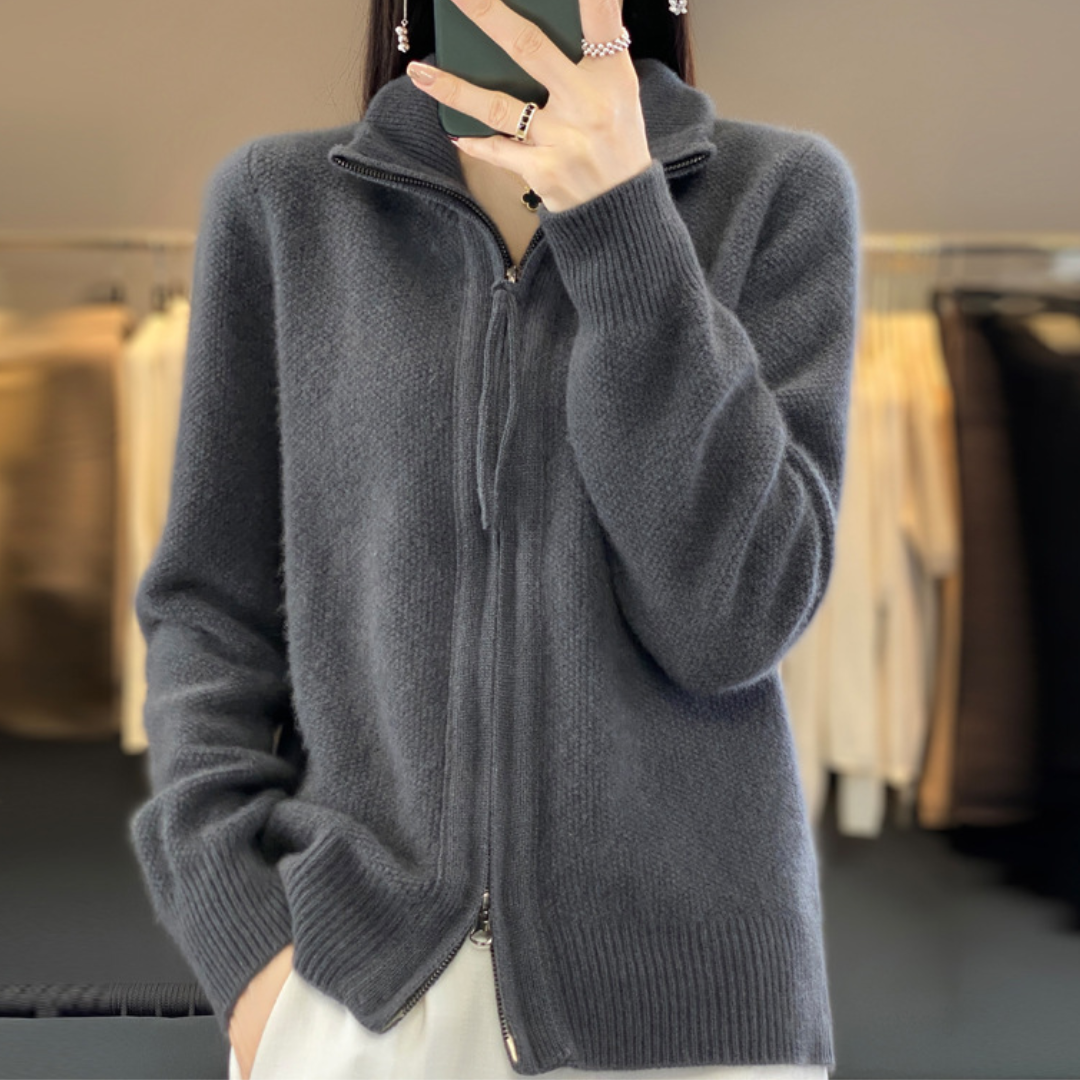 Drune | Strickjacke mit Elegantem Design und Reißverschluss