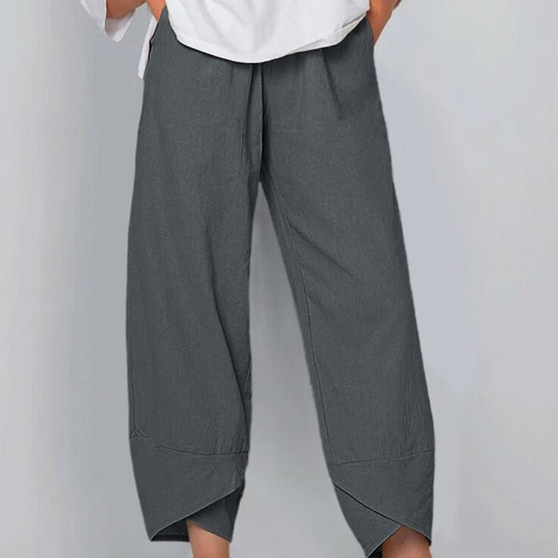 Drune | Damenhose Leichte Baumwoll Und Leinen Damen Sommer Komfort