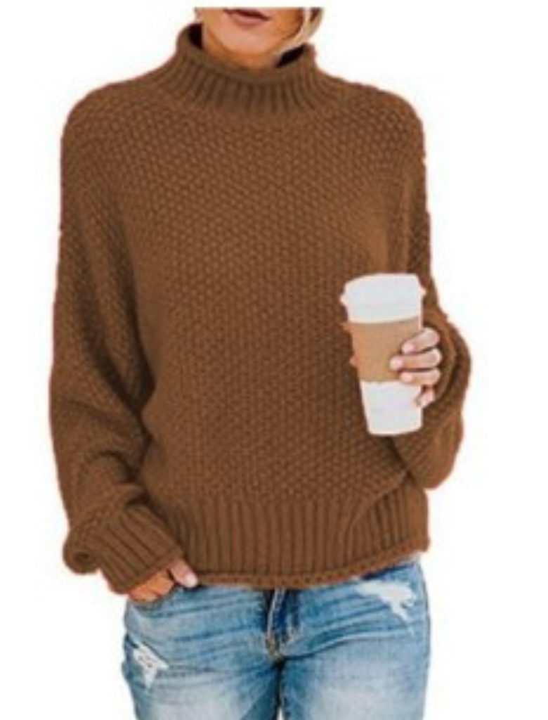 Drune | Unifarbener Langärmeliger Pullover
