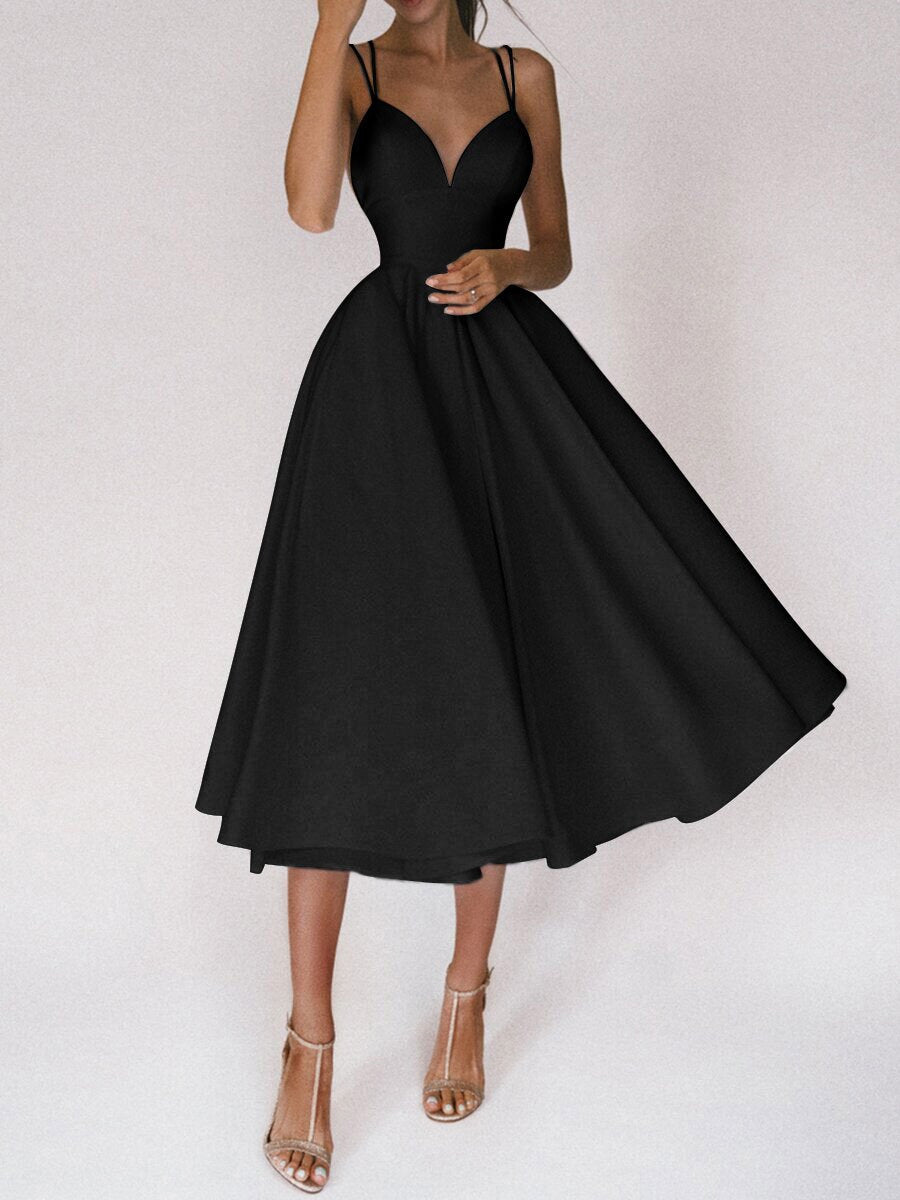 Drune | Grace Das Elegante Trägerkleid mit V-Ausschnitt