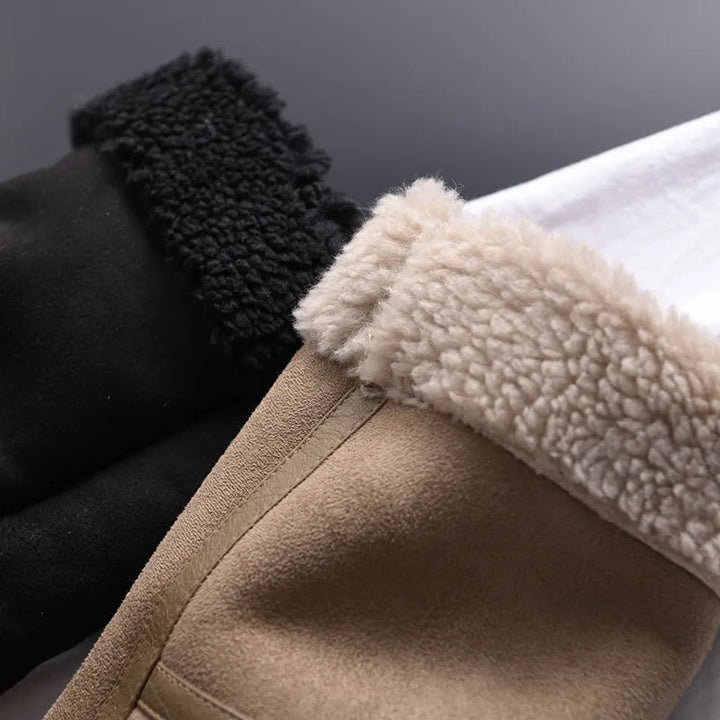Drune | Wildleder Winterjacke - Warm & Stilvoll