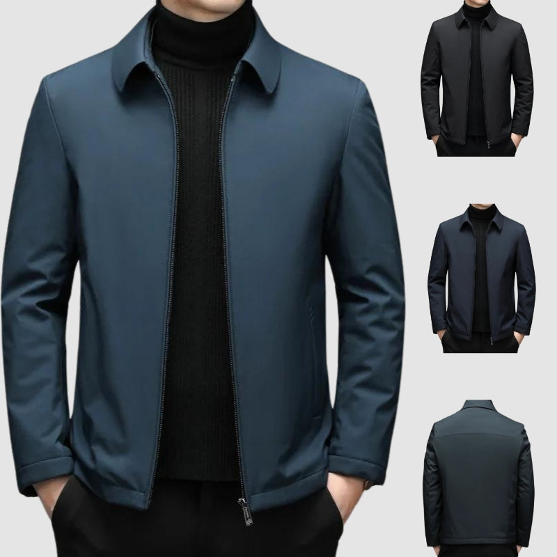 Drune | Herren Slim Fit Zip-Up Jacke - Lässig
