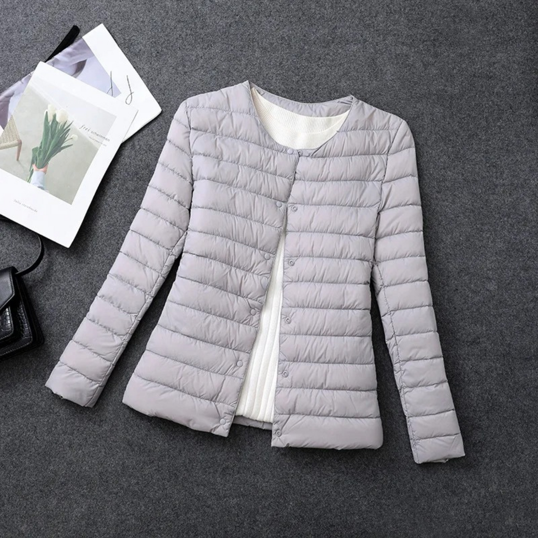 Drune | Damen Leichte Daunenjacke - Mit Knöpfen