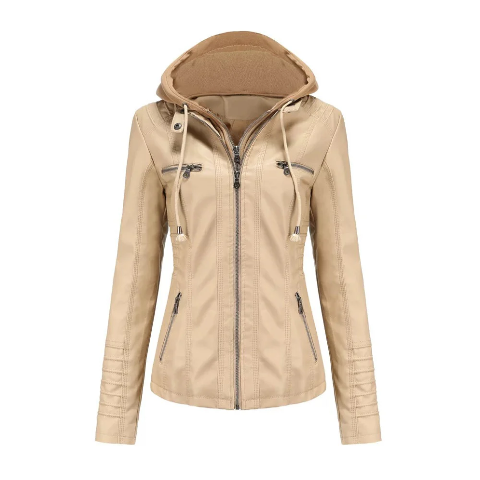 Drune | Damen Jacke Stylisches Design, Bequeme Passform Mit Taschen Und Kapuze