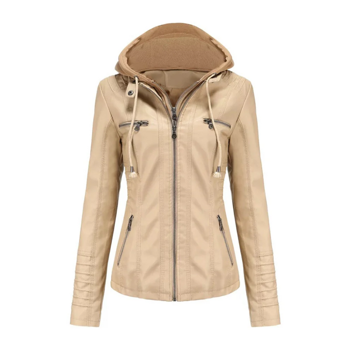 Drune | Damen Jacke Stylisches Design, Bequeme Passform Mit Taschen Und Kapuze