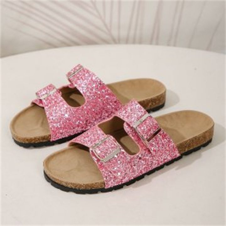 Drune | Glitzersandalen