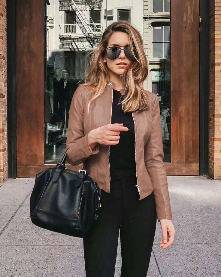 Drune | Modische Lederjacke