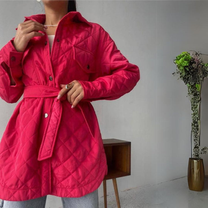 Drune | Klassische gesteppte Jacke mit Druckknöpfen