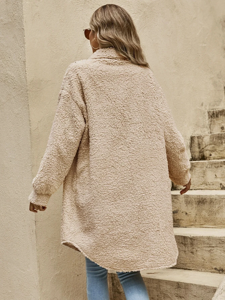 Drune | Knopfverschluss Langer Cardigan - Weiches Strickmaterial, Leichter Überwurf, Ganzjahresstil