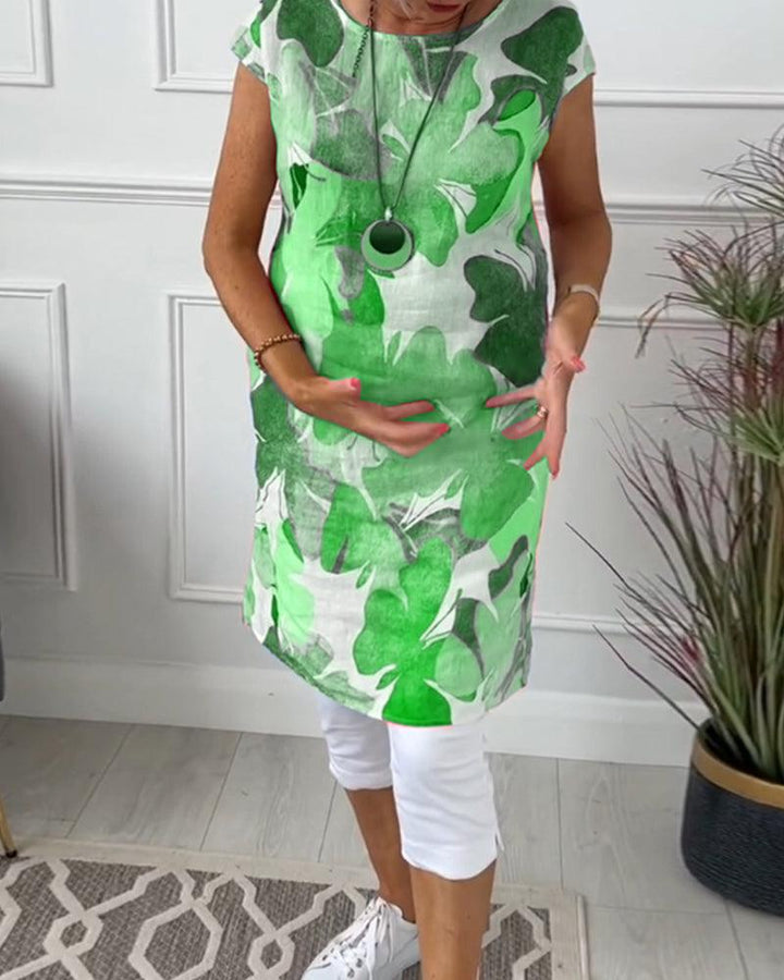 Drune | Sommerkleid mit Asymmetrischem Schnitt und Hohem Schlitz
