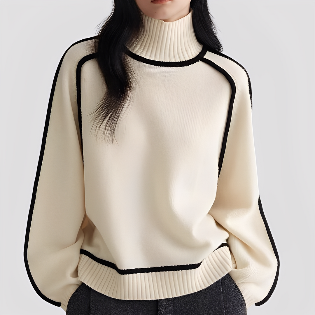 Drune | Eleganter, entspannter Damen-Rollkragenpullover