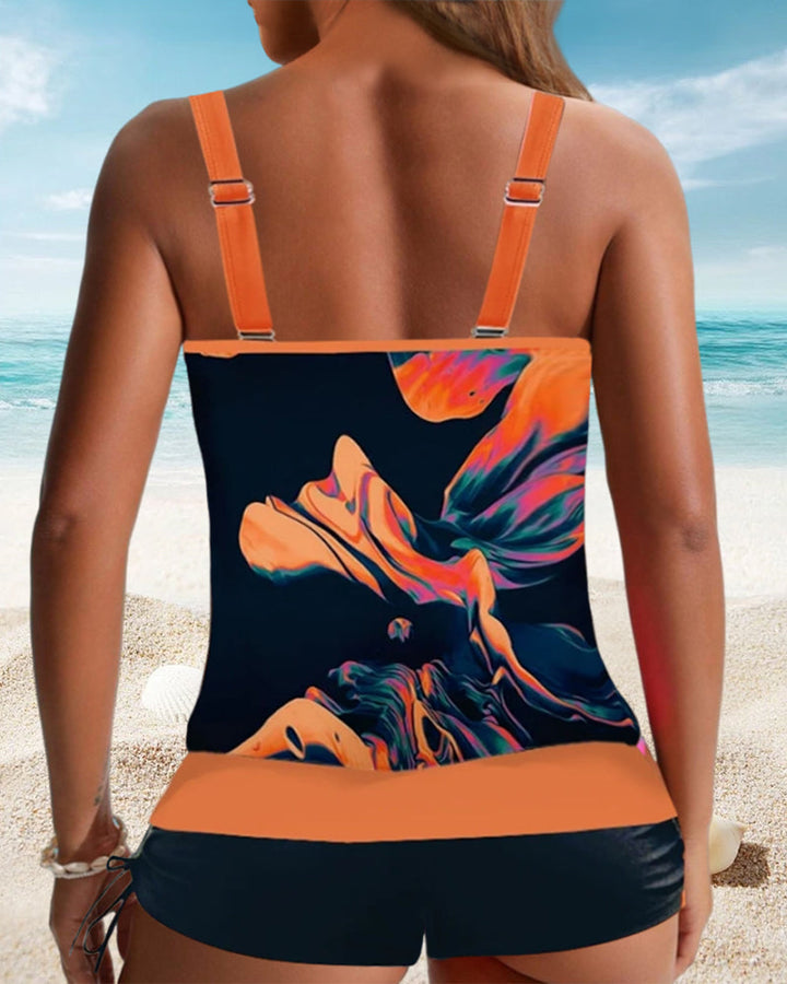 Drune | Tankini Badeanzug mit Stilvollem Druck