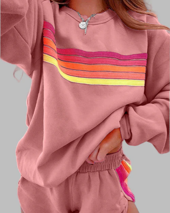 Drune | Gestreiftes Pyjama-Set