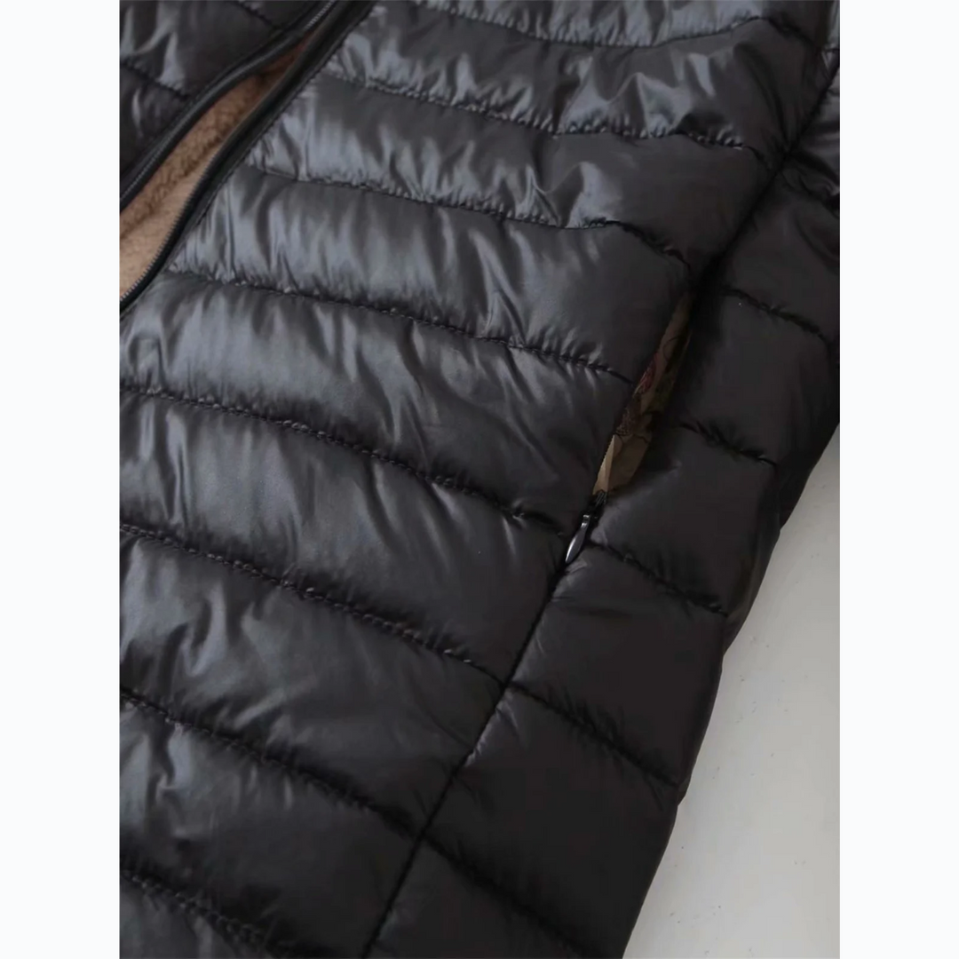 Drune | Luxuriöse Fleecegefütterte gepolsterte Jacke mit Kapuze für zusätzlichen Komfort Ideal für Herbst/Winter