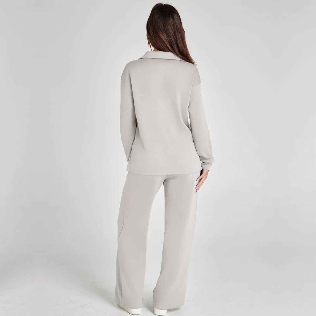 Drune | Damen Loungewear Satz mit Weiten Hosen