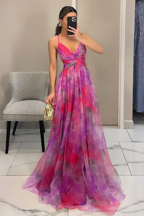 Drune | Enchant My Love Print Maxi Kleid