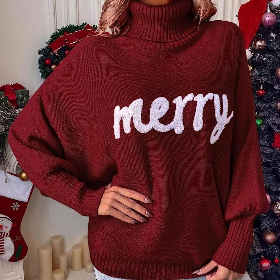 Drune | Festlicher Pullover für Frauen mit Rollkragen