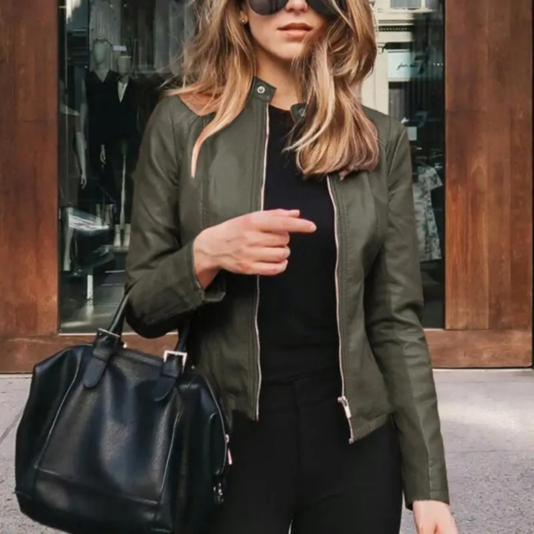 Drune - Damen Leder Motorradjacke