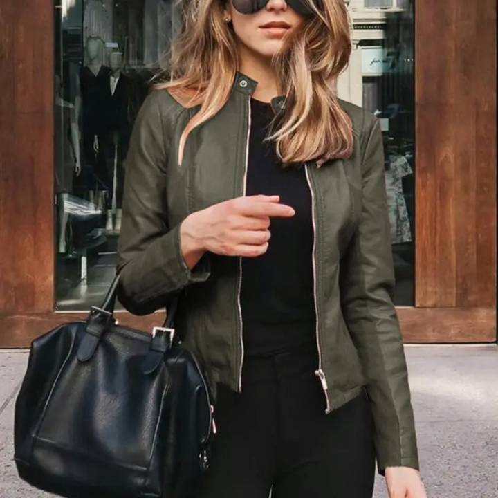 Drune - Damen Leder Motorradjacke