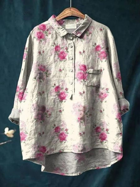 Drune | Elegante und vielseitige Blumenbluse