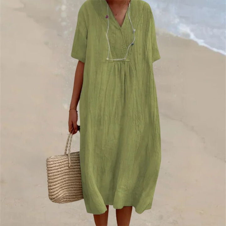 Drune | Bequeme Kleid aus Leinen
