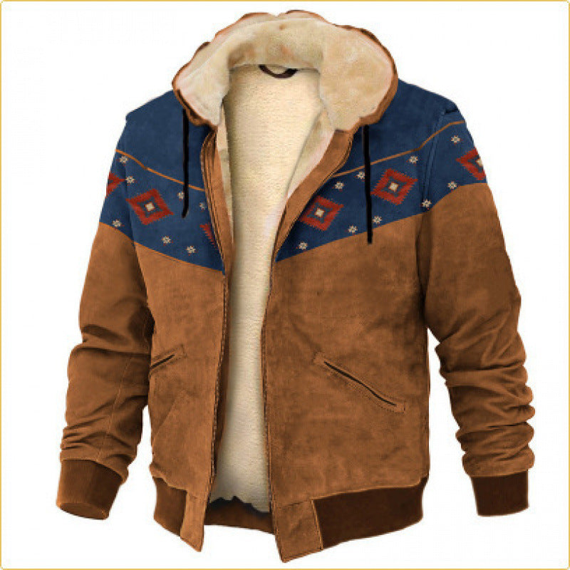 Drune | Hoodie Wollmix - Relaxed Fit Boho Stil