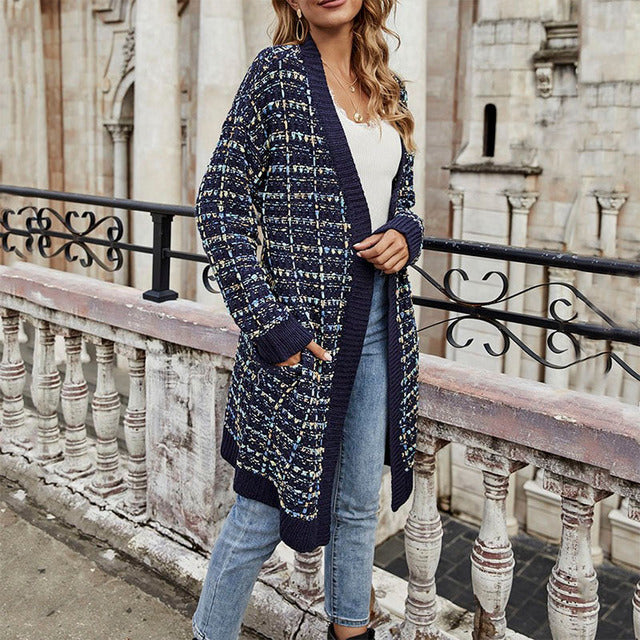 Drune | Bunte Lässige Strickjacke