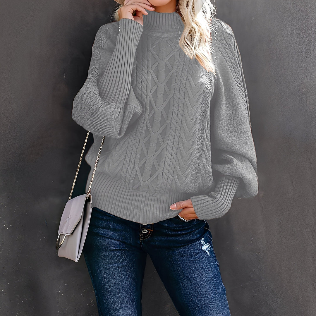 Drune | Eleganter, lässiger Damen-Rollkragenpullover