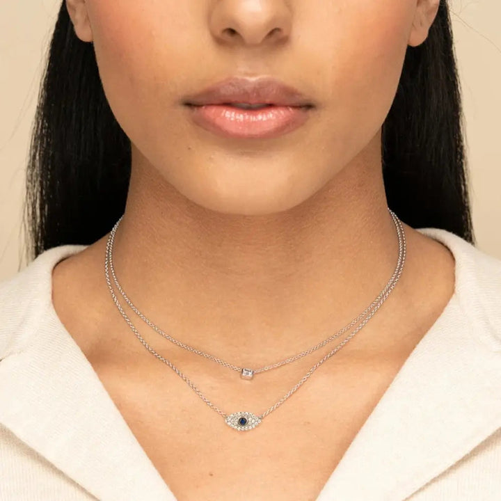 Drune | Sterling Silber Ins Diamant Schutzanhänger Für Damen