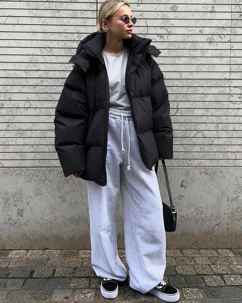 Drune | Lockere Baumwollgefütterte Jacke