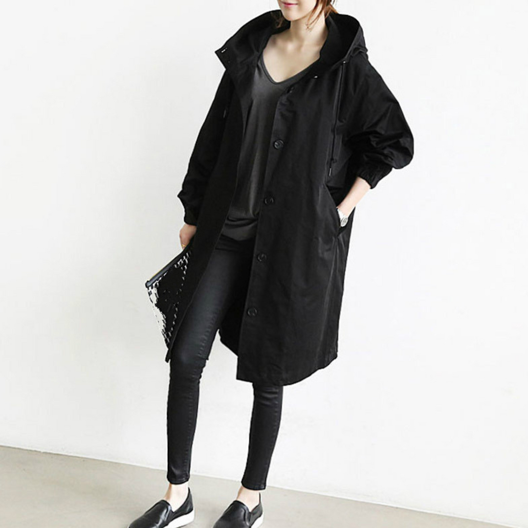 Drune | trenchcoat - stilvolle lange wasserdichte Damenjacke