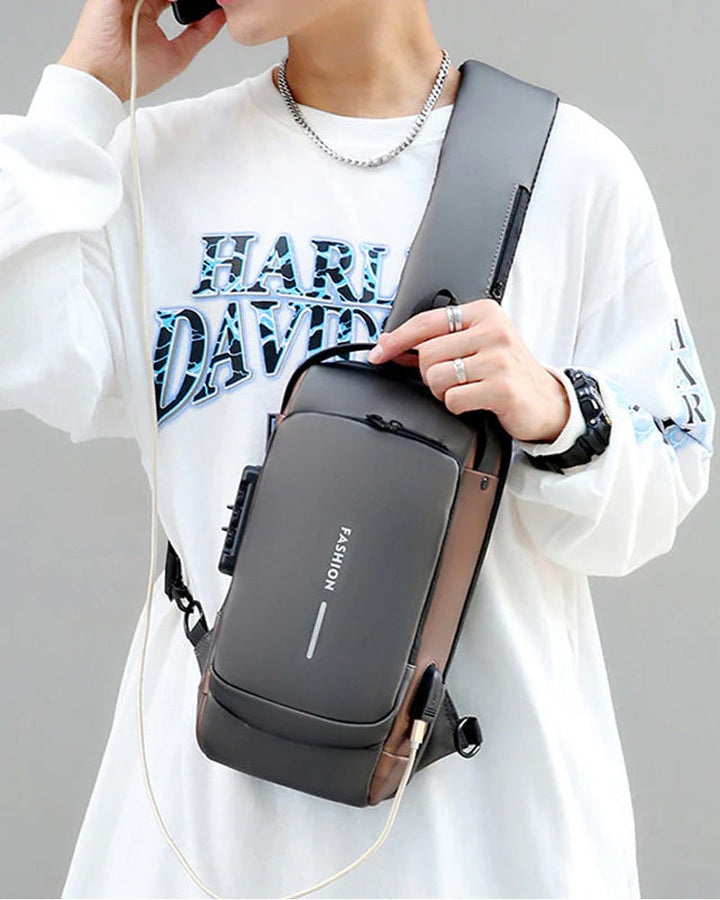 Drune | Diebstahlsichere Brusttasche mit Zahlenschloss
